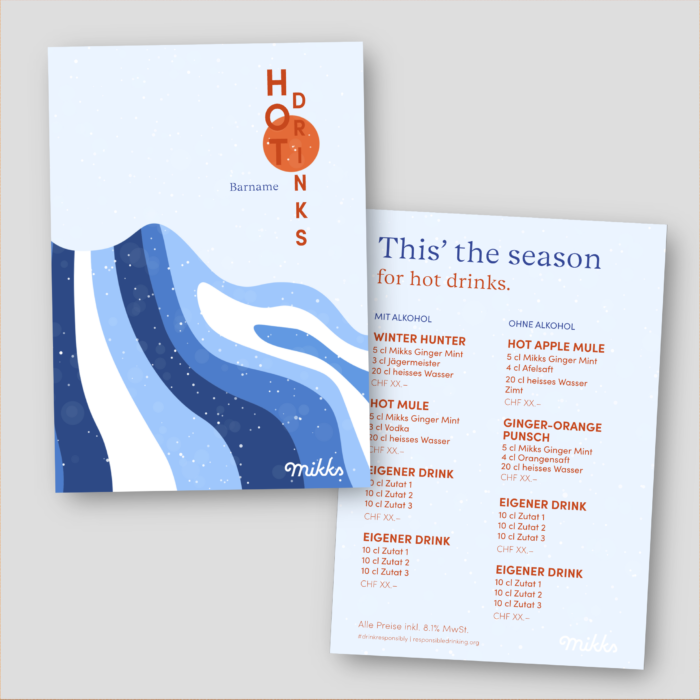Getränkekarte Hot Drinks V1 | A5 – Bild 1