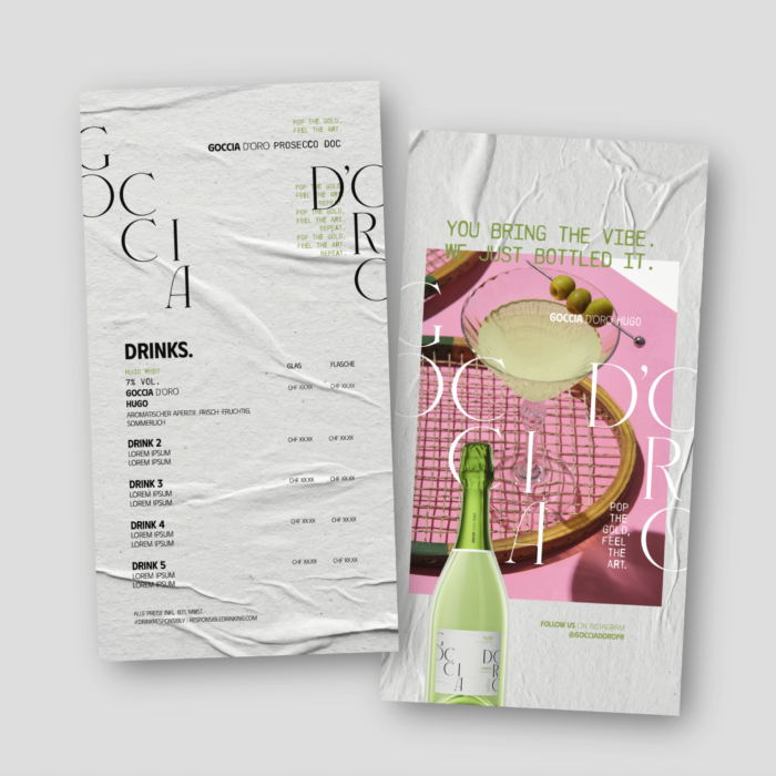 Getränkekarte «Hugo» – Bild 1