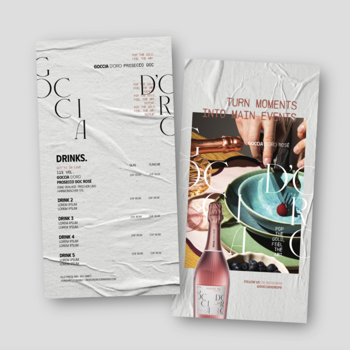 Getränkekarte «Rosé» – Bild 1