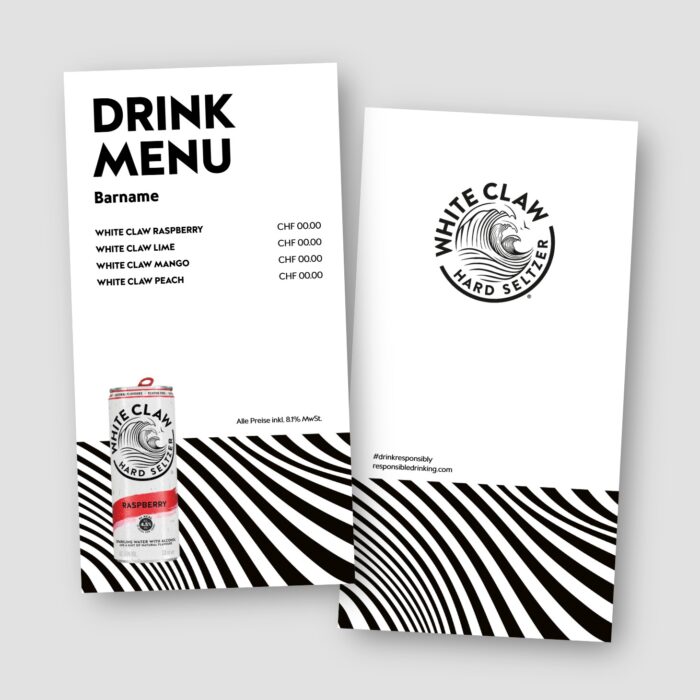 getraenkekarte-wc-105x200mm-2s Getränkekarte 2-Seitig – Bild 1