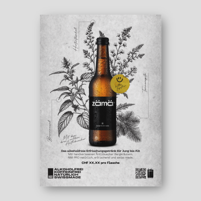 Flasche A4 Poster – Bild 1